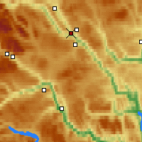 Nearby Forecast Locations - Valdres - Map