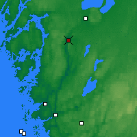 Nearby Forecast Locations - Torpabron - Map