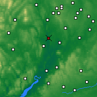 Nearby Forecast Locations - Worcester - Map