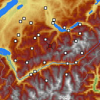 Nearby Forecast Locations - Adelboden - Map