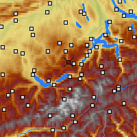 Nearby Forecast Locations - Flühli - Map