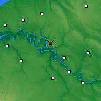 Nearby Forecast Locations - Rouen - Map