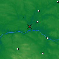 Nearby Forecast Locations - Angers - Map