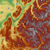 Nearby Forecast Locations - Alpe d’Huez - Map