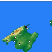 Nearby Forecast Locations - Pollença - Map