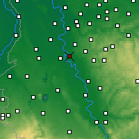 Nearby Forecast Locations - Düsseldorf - Map