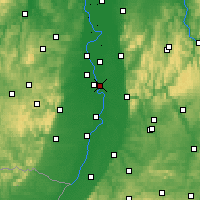 Nearby Forecast Locations - Mannheim - Map