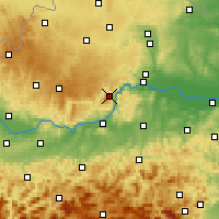 Nearby Forecast Locations - Jauerling - Map