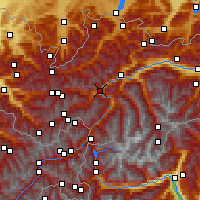 Nearby Forecast Locations - Landeck - Map