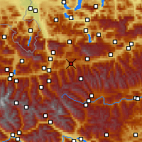 Nearby Forecast Locations - Radstadt - Map