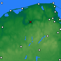 Nearby Forecast Locations - Lębork - Map