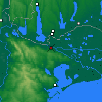 Nearby Forecast Locations - Tulcea - Map