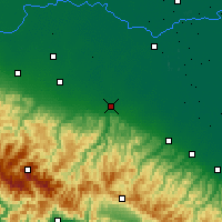 Nearby Forecast Locations - Bologna - Map