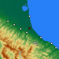 Nearby Forecast Locations - Cervia - Map