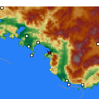 Nearby Forecast Locations - Fethiye - Map