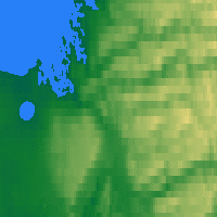 Nearby Forecast Locations - Malye Karmak. - Map