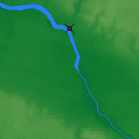 Nearby Forecast Locations - Verkhnyaya Toyma - Map