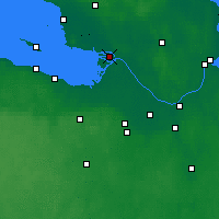 Nearby Forecast Locations - Saint Petersburg - Map