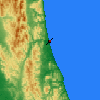 Nearby Forecast Locations - Pogranichnoe - Map