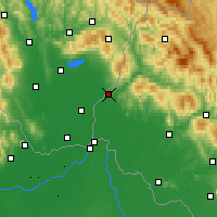 Nearby Forecast Locations - Uzhhorod - Map