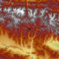 Nearby Forecast Locations - Pasanauri - Map