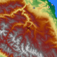 Nearby Forecast Locations - Gunib - Map