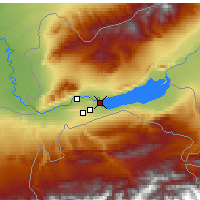 Nearby Forecast Locations - Guliston - Map