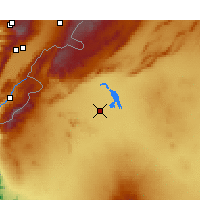 Nearby Forecast Locations - Damascus - Map