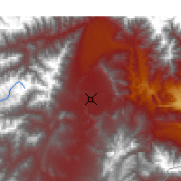 Nearby Forecast Locations - Kabul - Map