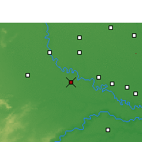 Nearby Forecast Locations - Agra - Map