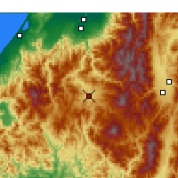 Nearby Forecast Locations - Takayama - Map