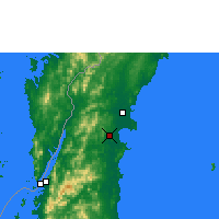 Nearby Forecast Locations - Sawi Agromet - Map