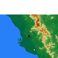 Nearby Forecast Locations - Kuala Lumpur - Map