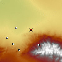 Nearby Forecast Locations - Fukang - Map