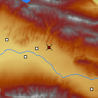 Nearby Forecast Locations - Yining - Map