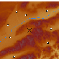 Nearby Forecast Locations - Hunyuan - Map