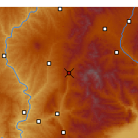 Nearby Forecast Locations - Fangshan/SHX - Map