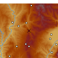 Nearby Forecast Locations - Zhongyang - Map