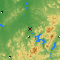 Nearby Forecast Locations - Jilin - Map