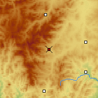 Nearby Forecast Locations - Balihan - Map