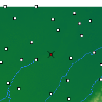 Nearby Forecast Locations - Xiajin - Map