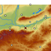 Nearby Forecast Locations - Tongguan - Map