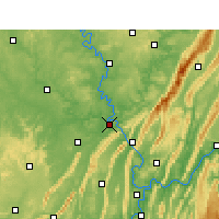 Nearby Forecast Locations - Hechuan - Map