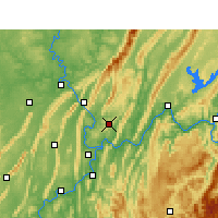 Nearby Forecast Locations - Jiangbei - Map