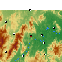 Nearby Forecast Locations - Dongan/HUN - Map