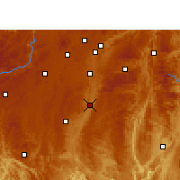 Nearby Forecast Locations - Huishui - Map