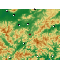 Nearby Forecast Locations - Jinyun - Map