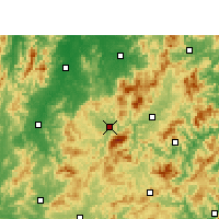 Nearby Forecast Locations - Jianning - Map