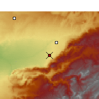 Nearby Forecast Locations - Beni Mellal - Map