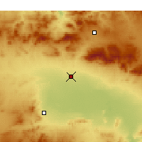 Nearby Forecast Locations - M'Sila - Map